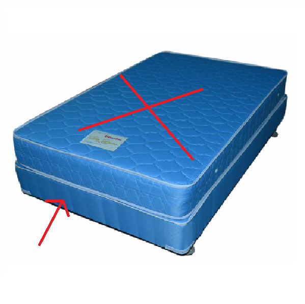 Sierratone 7-Inch Box Spring Only for Single to Queen Size Beds
