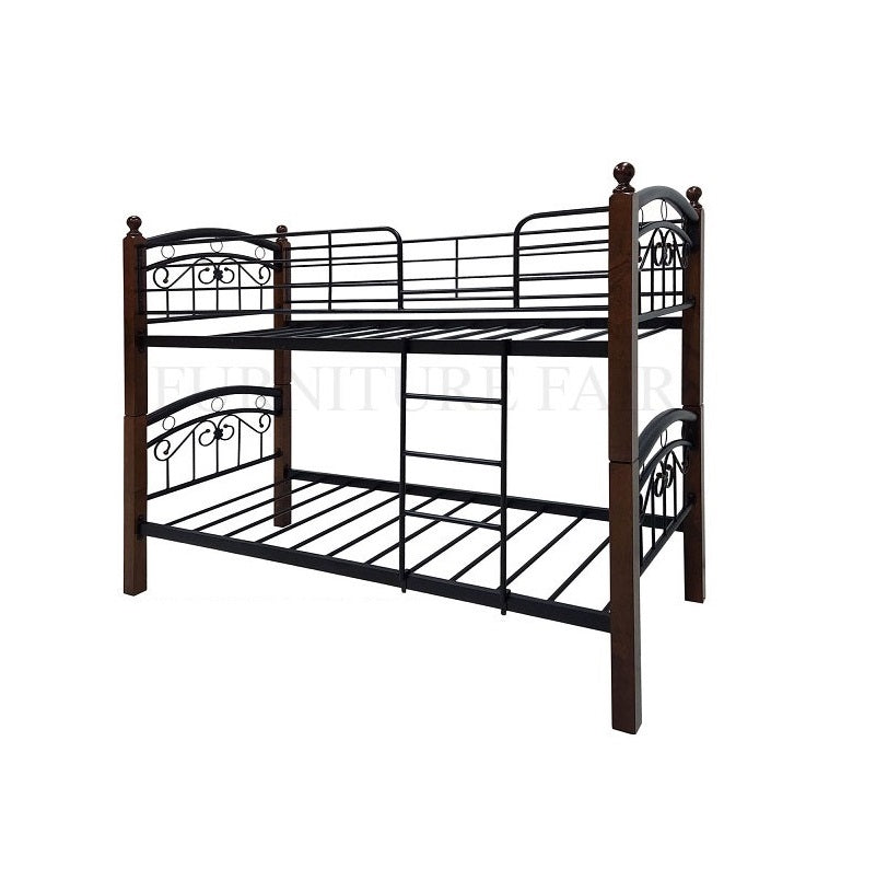Beckett Wooden Post Double Deck