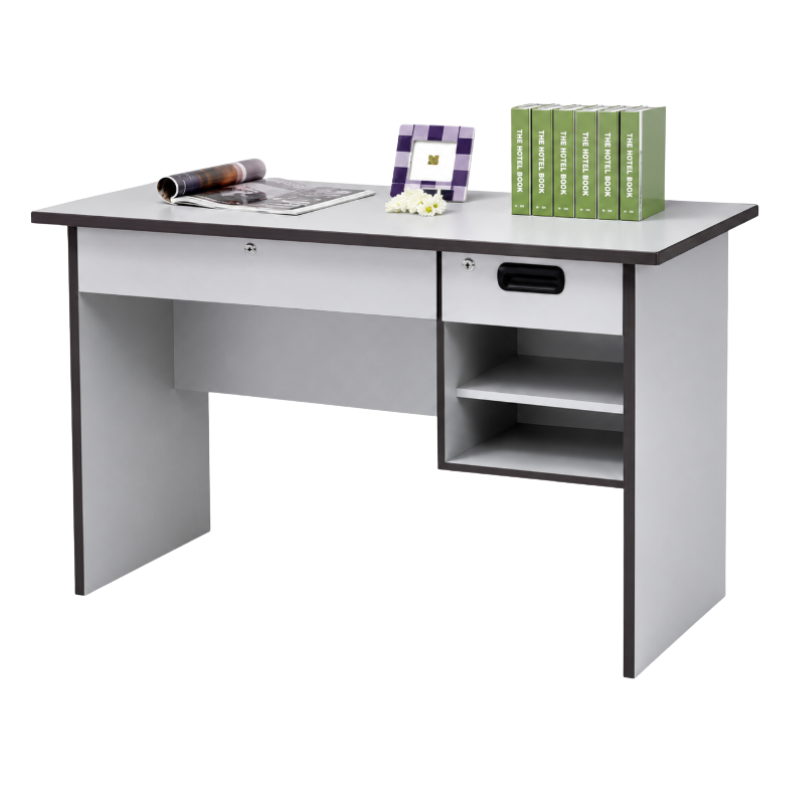 Brunnera Office Table with 2 Lockable Drawers, 116cm