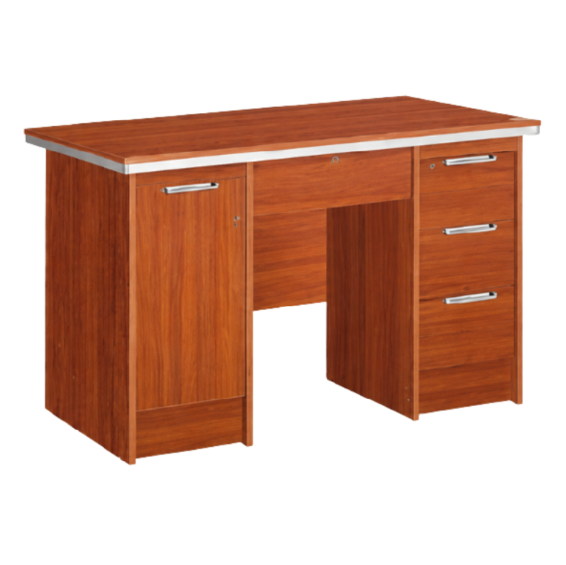 Lemongrass Office Table with 5 Drawers & 3 Locks, 120cm