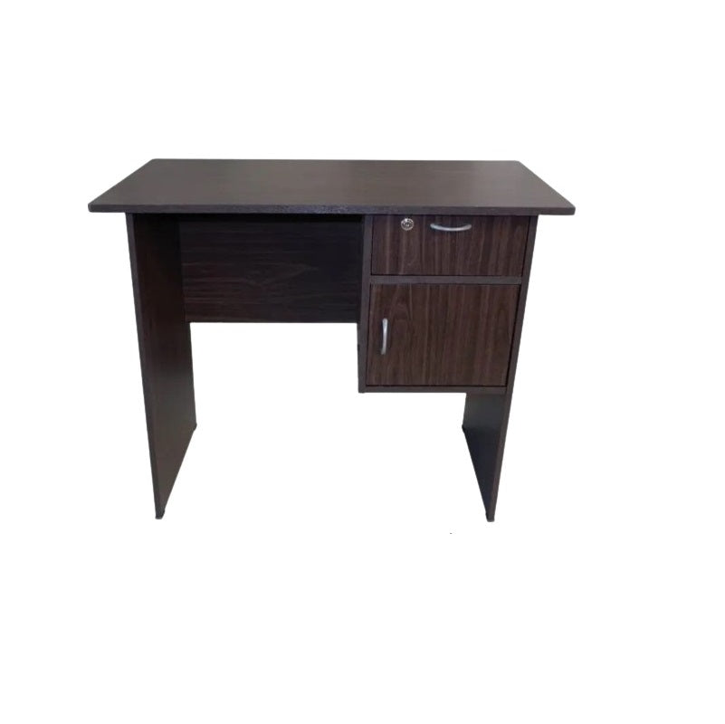 Modern desk design with one door & one drawer, perfect for organizing office essentials.