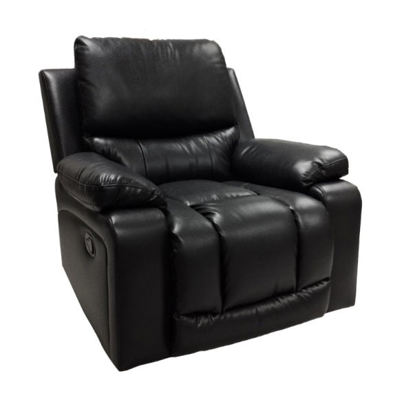 A cozy recliner chair equipped with a modern armrest, perfect for relaxation in a contemporary setting.
