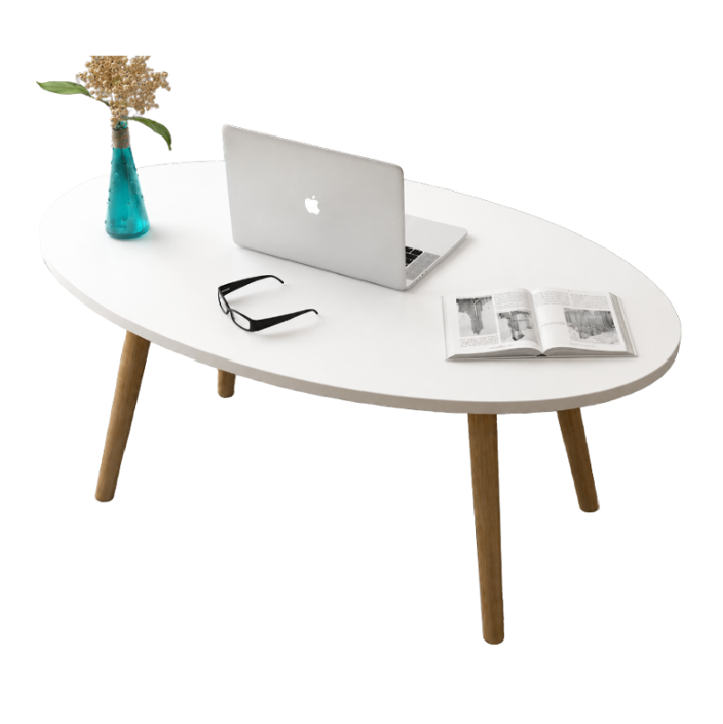 Oakleaf Oval Wooden Coffee Table