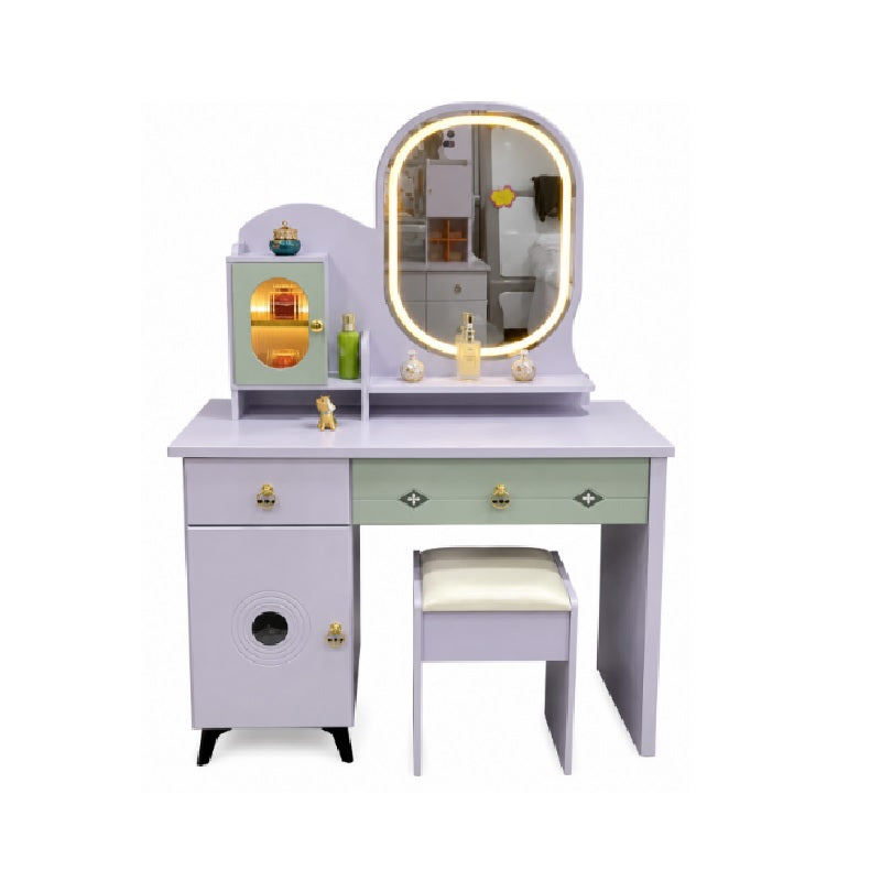 Chester 100cm Dresser with Mirror & Stool | 3 Drawers