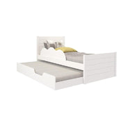 Wooden Bed Frames with Pull Out