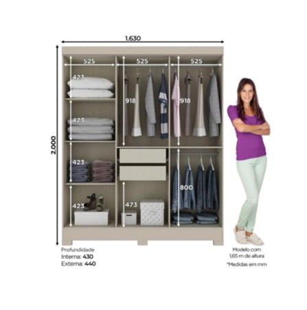 A wooden cabinet with six doors, highlighting its elegant craftsmanship and functional storage.
