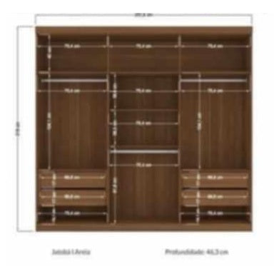 A wooden cabinet with six doors, highlighting its elegant craftsmanship and functional storage.