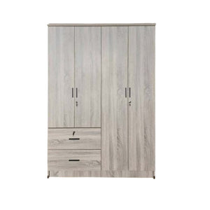 Zion 4 Door Wardrobe with 2 Drawers