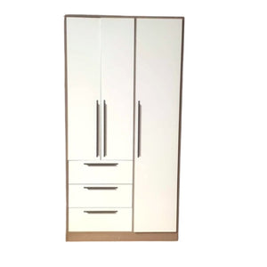Cullen 3 Door Wardrobe with 3 Drawers