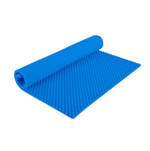 The Uratex Back Care Mattress Topper is thoughtfully designed to elevate your sleeping experience with medium firm comfort. Featuring an innovative egg crate design, this mattress topper promotes optimal air ventilation promoting a cooler and more breathable sleeping experience.
