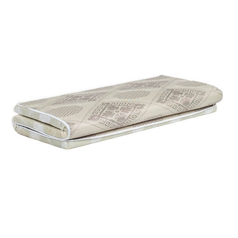 • Breathable Banig and Quilted Fabric Mat:
• Traditional banig (straw mat) panel promotes airflow.