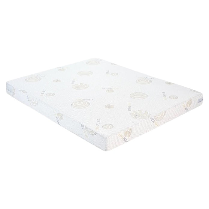 Its foam has a unique technology that uses activated charcoal and has anti-static features to calm both the body and the mind. It is enveloped in an anti-static knitted fabric that not only enhances comfort but also prevents the accumulation of electrostatic charges while you sleep.
