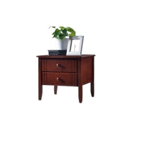 Jackie Bedside Table | Rectangular with 2 Drawers
