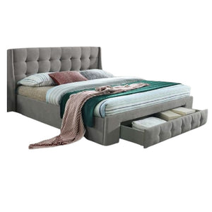 Alastair Upholstered Bed Frame with Storage for Queen Size Bed