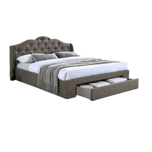 Alaric Upholstered Bed Frame with Storage for Queen Size Bed