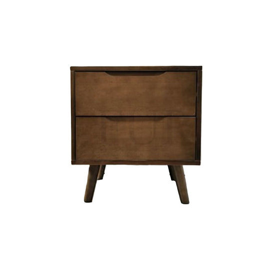 Crimson Bedside Table | 2 Storage Drawers