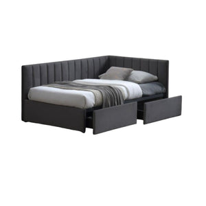 Good Daybed | Fabric Upholstered Daybed with Storage Drawers