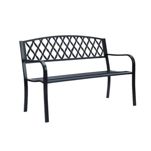 Brady Steel Bench with Cast Iron Brackets