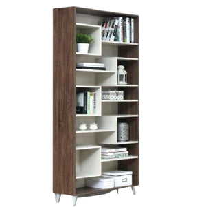 Duncan 6-Tier Bookcase with Multi-Layer Storage, 80cm