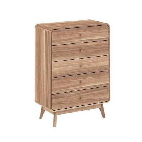 A wooden armoire featuring spacious drawers, showcasing a classic design and rich wood grain.