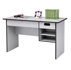 Brunnera Office Table with 2 Lockable Drawers, 116cm