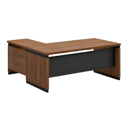 Leonel L-Type Executive Table, 160cm & 180cm