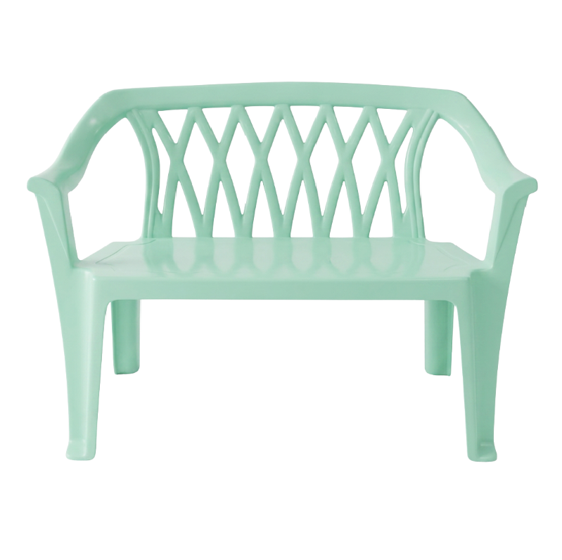 Cofta Diamond Monobloc Bench | 2-Seater| Durable Moulded Polypropylene Plastic