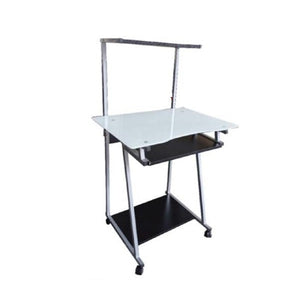 Vance Computer Table with Tempered Glass Top, 68cm