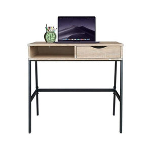 Raiden Computer Table with Drawer & Open Shelf, 75cm