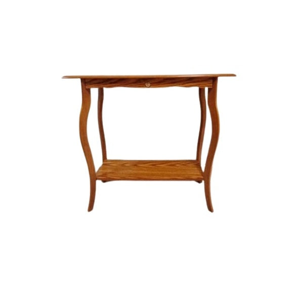 Anthurium 82cm Console Table | Oak Console Table with Curved Legs