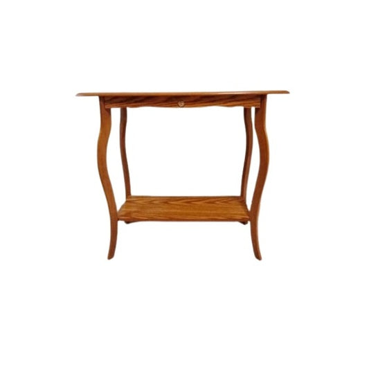 Anthurium 82cm Console Table | Oak Console Table with Curved Legs