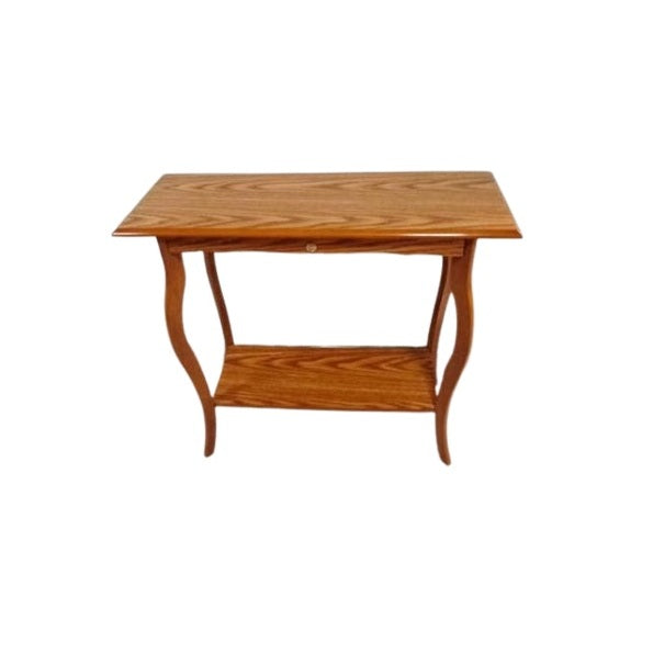 Anthurium 82cm Console Table | Oak Console Table with Curved Legs