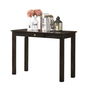 Heart 89cm Console Table with Solid Top and Drawer