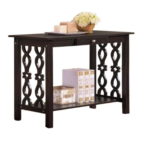 A quaint table featuring a book and a vibrant arrangement of flowers, enhancing the charm of the setting.