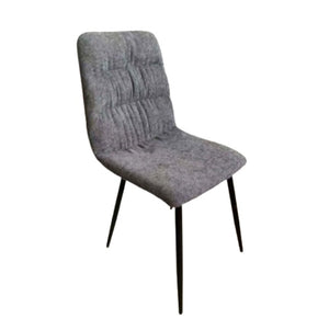 Lincoln Dining Chair | Fabric Upholstered Seat with Metal Frame