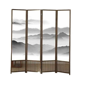 Lucy 4 Panel Folding Room Divider | Mountain Design