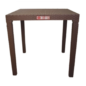 Cofta Fiesta Rattan Plastic Table | 81cm Square Table