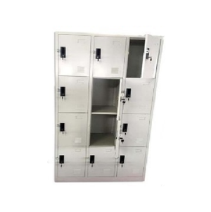 Heartleaf 12-Door Steel Locker with Double Security Locks, 90cm