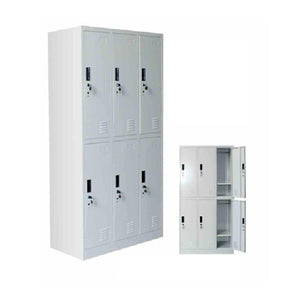 Ferris 6-Door Steel Locker, 90cm