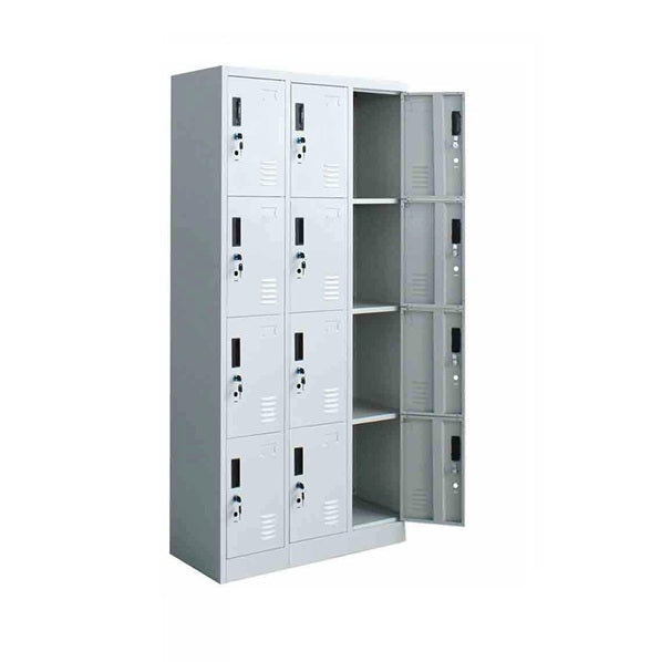 Finnick 12-Door Steel Locker, 90cm