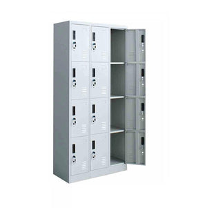 Finnick 12-Door Steel Locker, 90cm
