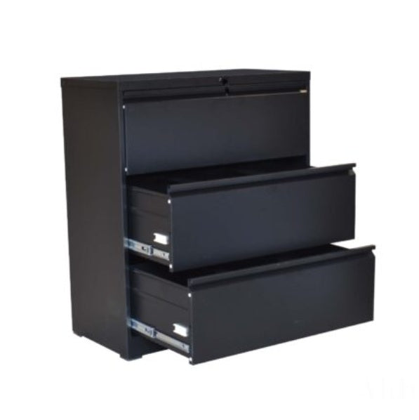 Evander Lateral Filing Cabinet, 3-Drawer or 4-Drawer, 90cm