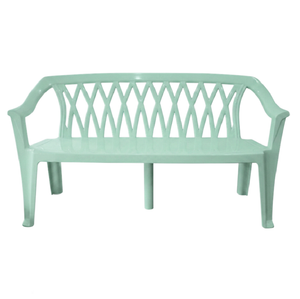 Cofta Diamond Monobloc Bench | 3-Seater | Durable Moulded Polypropylene Plastic