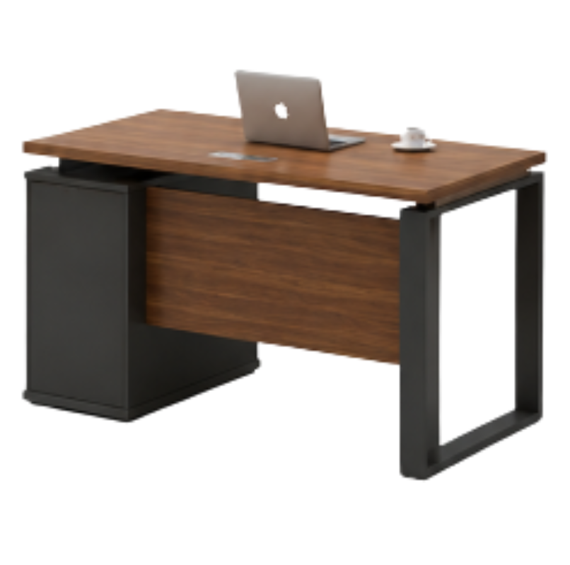 Curry Office Table with Storage Drawers & Fixed Pedestal, 120cm & 140cm