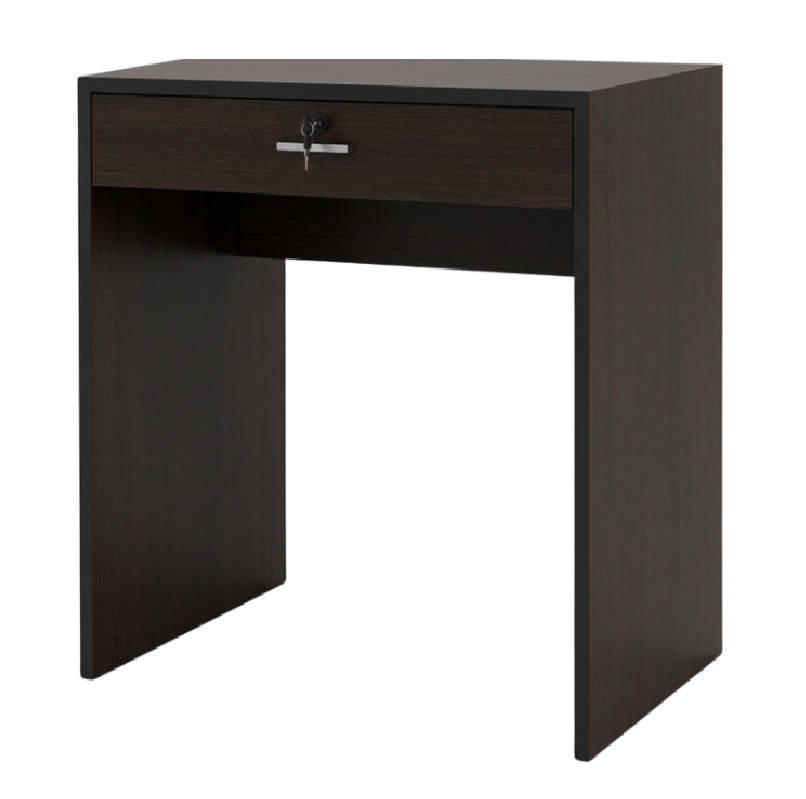 Coleus Office Table with Lockable Drawer, 61cm