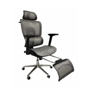 Rafe Reclining Executive Chair with Mesh Back, Mesh Seat, Headrest & Footrest