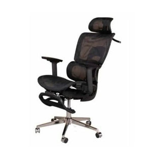 Philip Executive Chair with Mesh Back, Headrest & Footrest