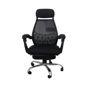 Leland Reclining Executive Chair with Padded Back, Padded Seat, Headrest & Footrest