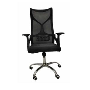 Watson High-Back Mesh Desk Chair with Padded Fabric Seat