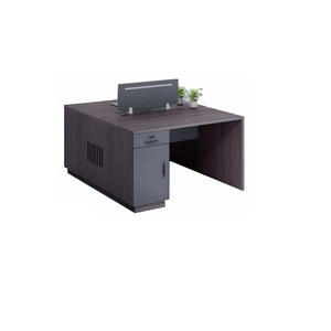 Kia 2-Person Workstation Desk with Storage Drawers, 120cm x 120cm